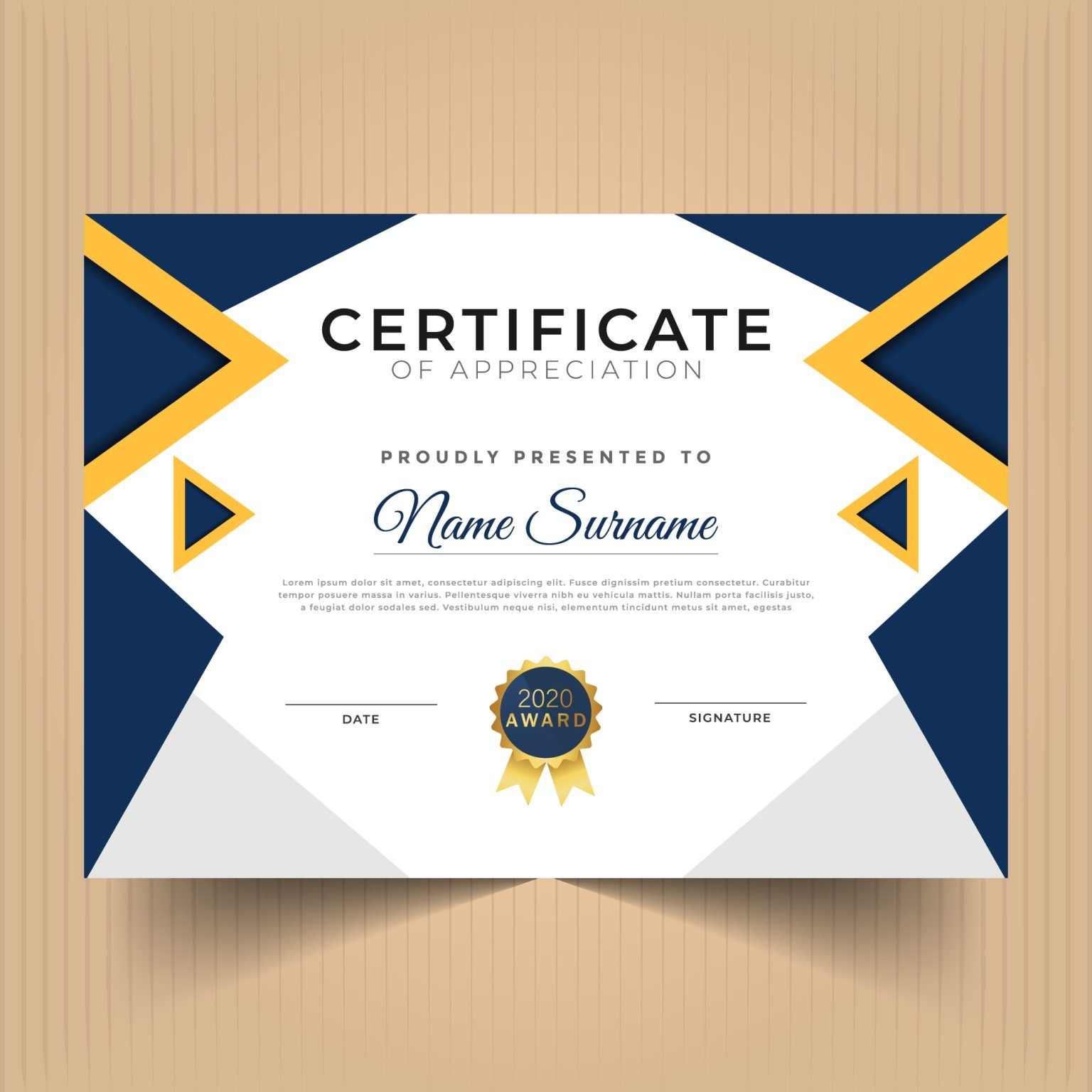 Demo Certificate